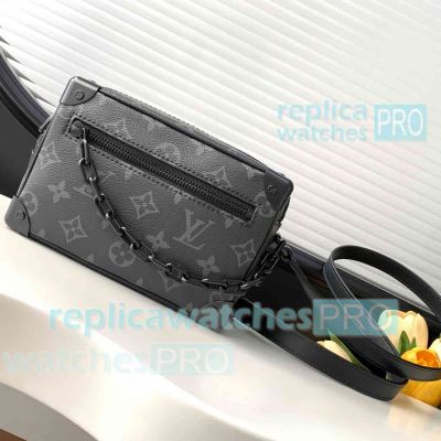 Copy L--V Mini Soft Trunk Grey Monogram Crossbody Bag M44735 